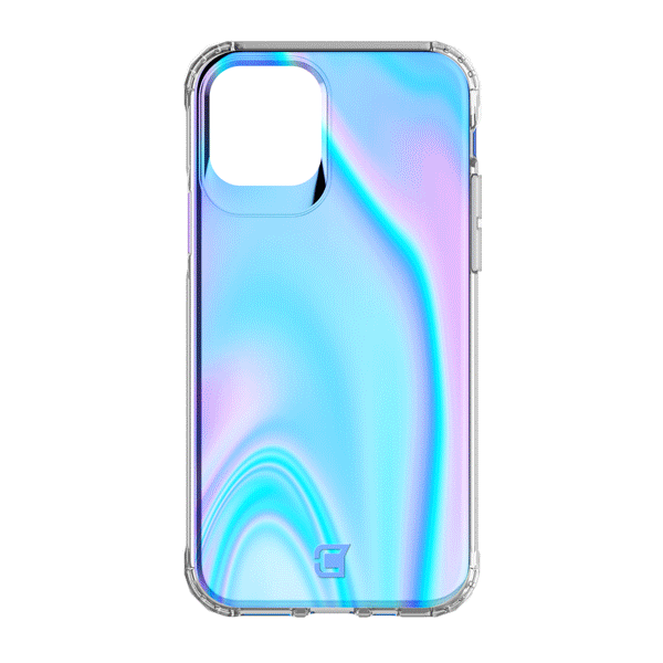 Flare Swirled Iridescent Clear Tough Case - iPhone 11 Pro Max (BULK PACKAGING)