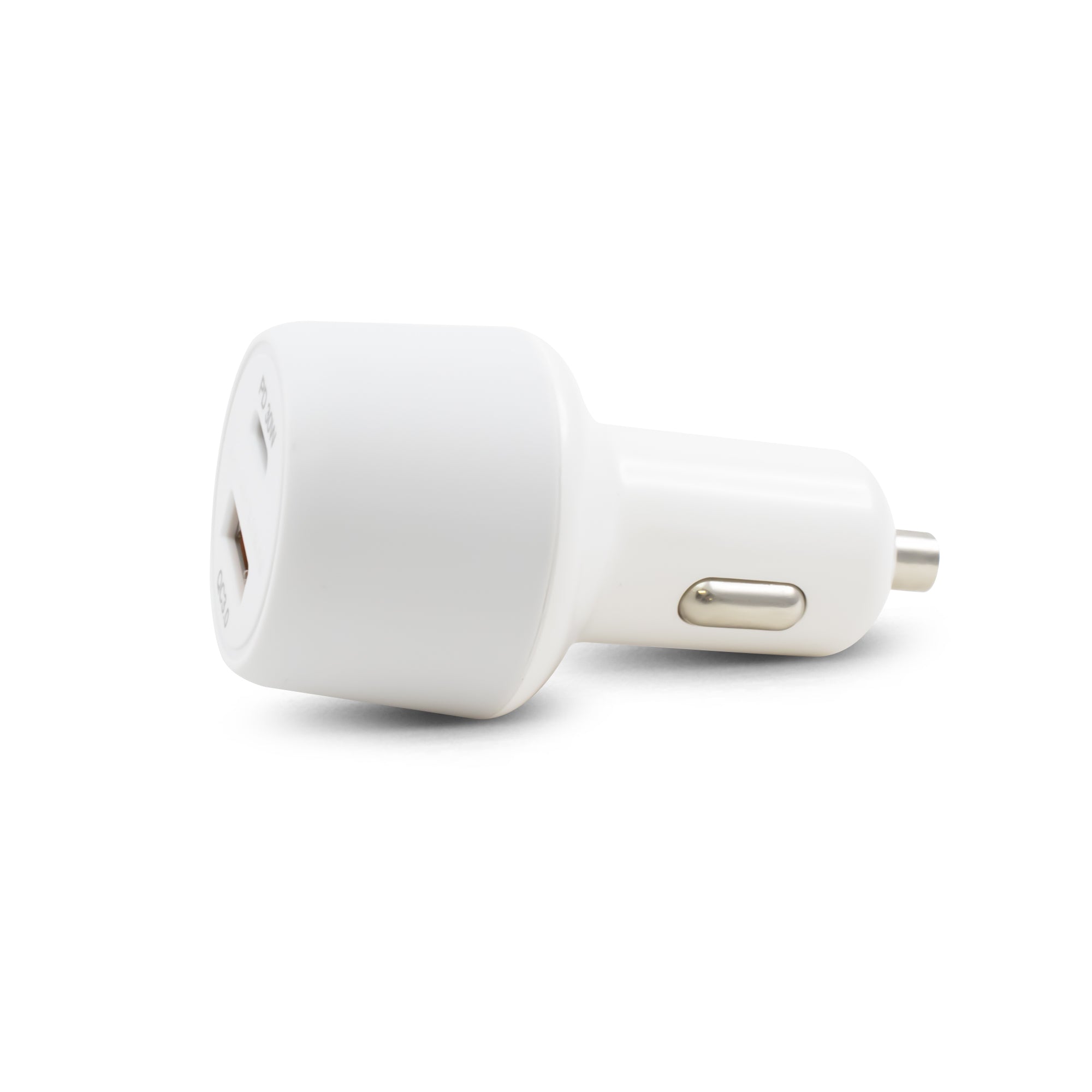 J48 Dual Port PD 30W + QC 3.0 Car Charger
