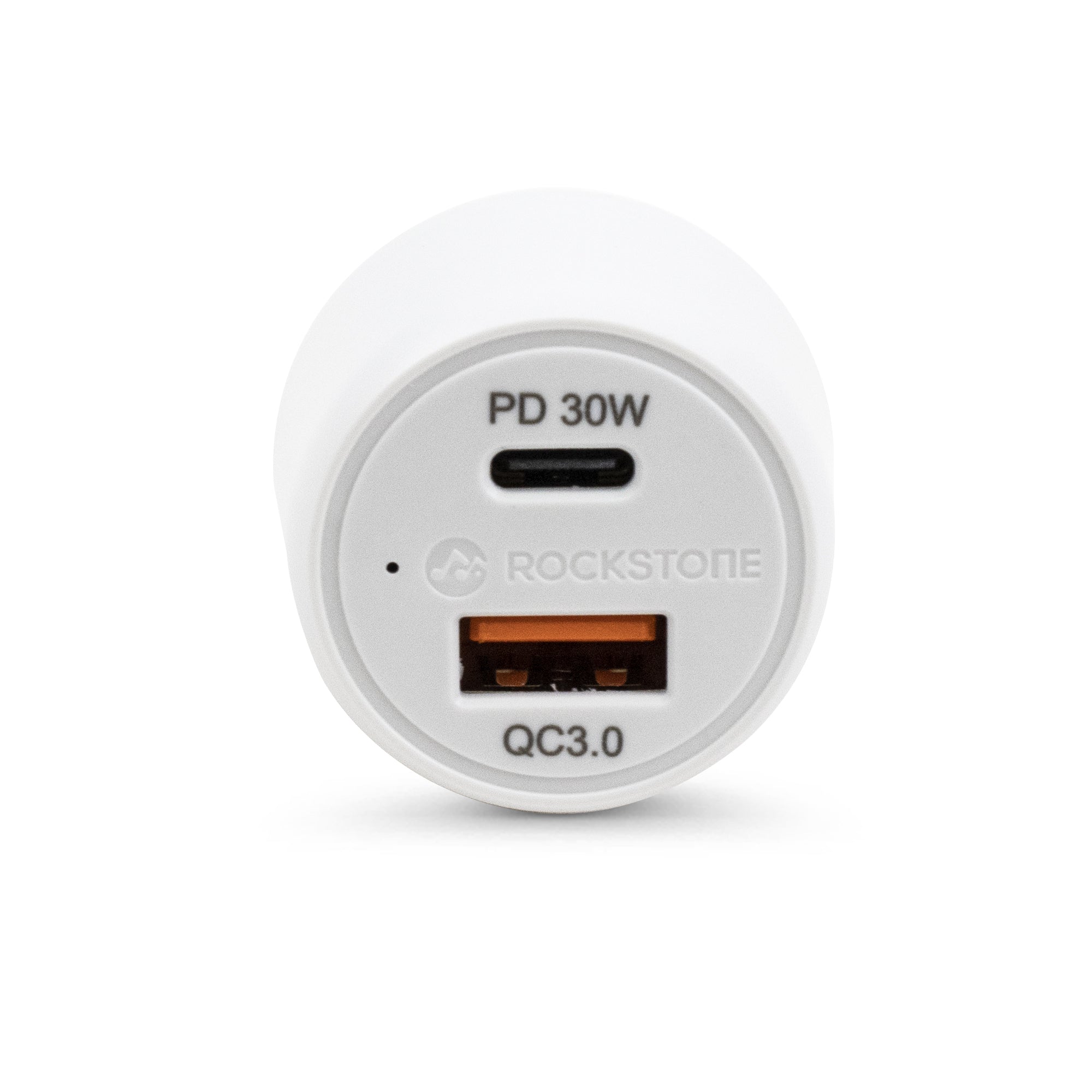 J48 Dual Port PD 30W + QC 3.0 Car Charger