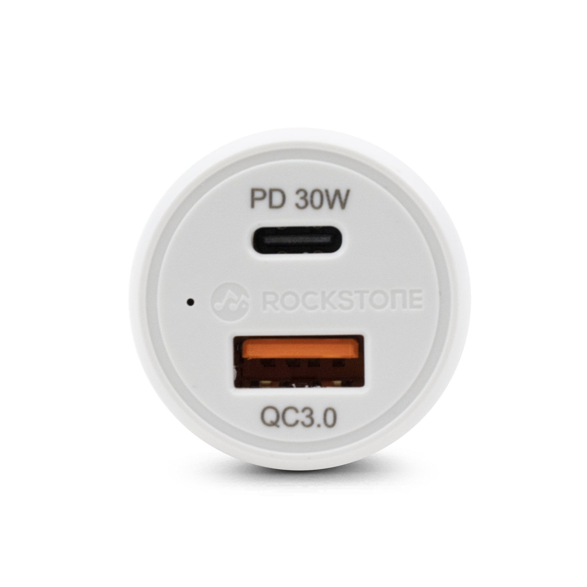J48 Dual Port PD 30W + QC 3.0 Car Charger