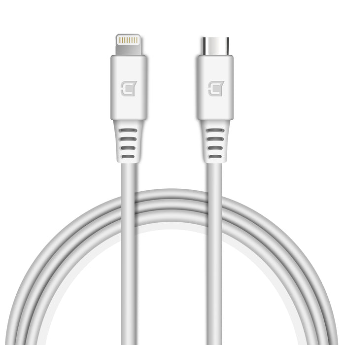 MFI Approved Lightning to Type C USB Cable - 3 Meter - White