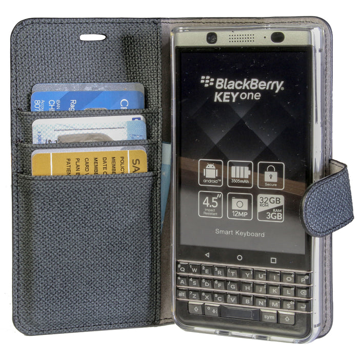 Melrose Folio Case - BlackBerry KeyOne (BULK ONLY)