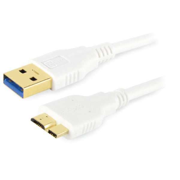 3 Meter Micro USB 3.0 Cable - White