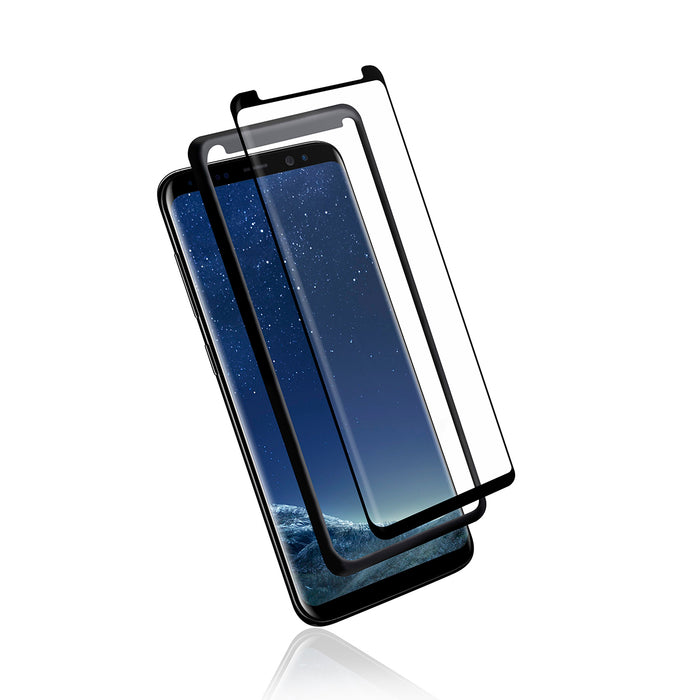 Samsung Note 8 - Full Adhesive Curved Tempered Glass w/ Trey (BULK ONLY)